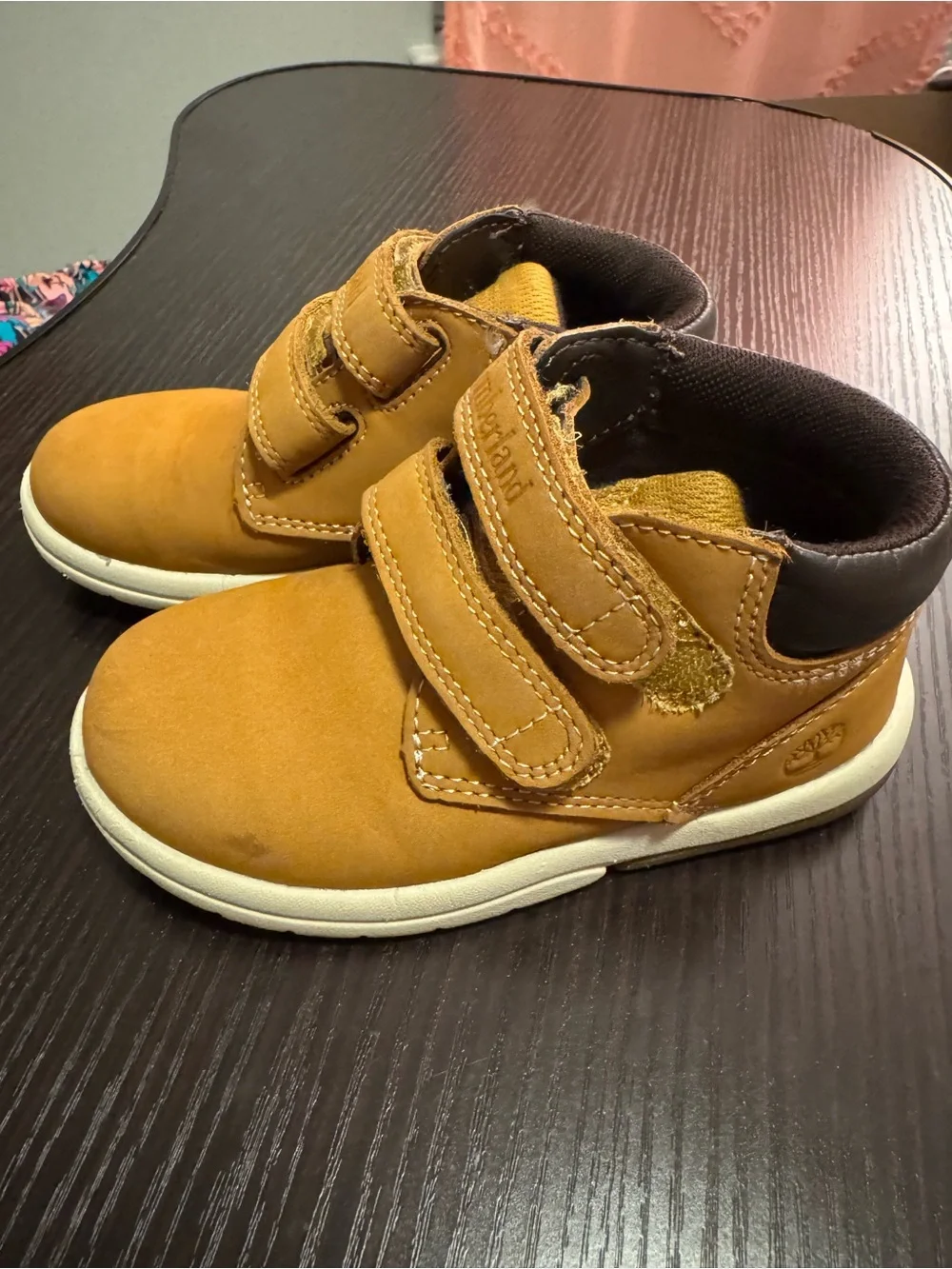 Timberland Kids' Wheat Brown Velcro Kids Boots